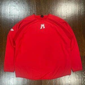 Vintage Red Baseball LongSleeve shirt
